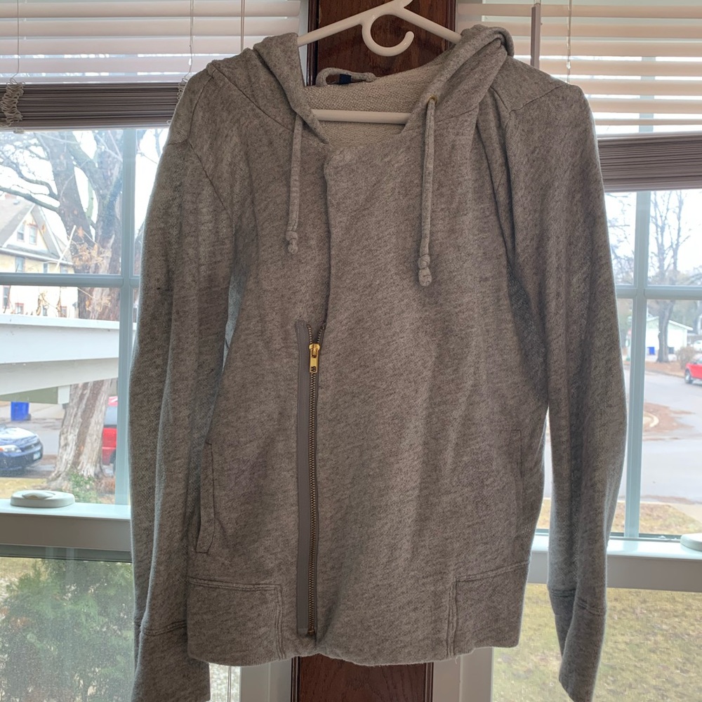 Gap Grey Zip Up Sweatshirt
